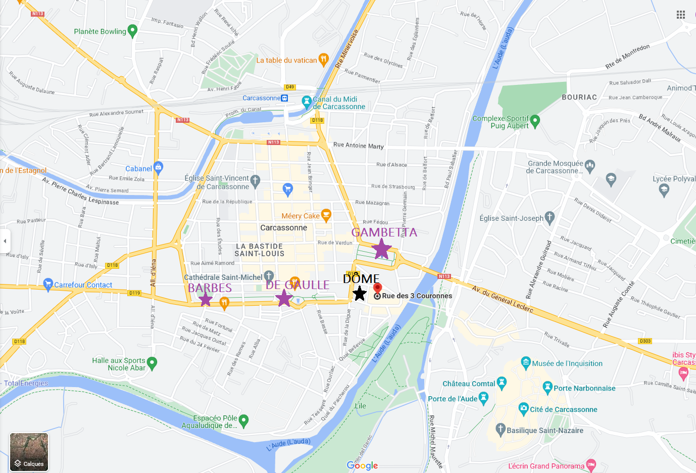plan d'accès